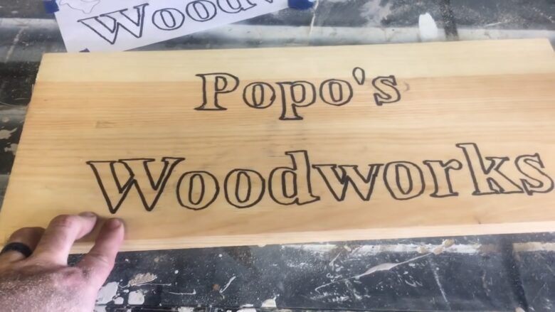 Write on Wooden Sign