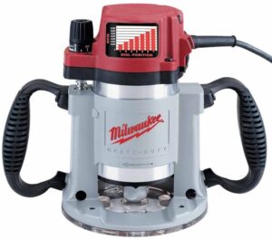 Milwaukee 5625-20 15 Amp 3-1-2-Horsepower Fixed Base Variable Speed Router with T-Handle Height Adjustment Wrench