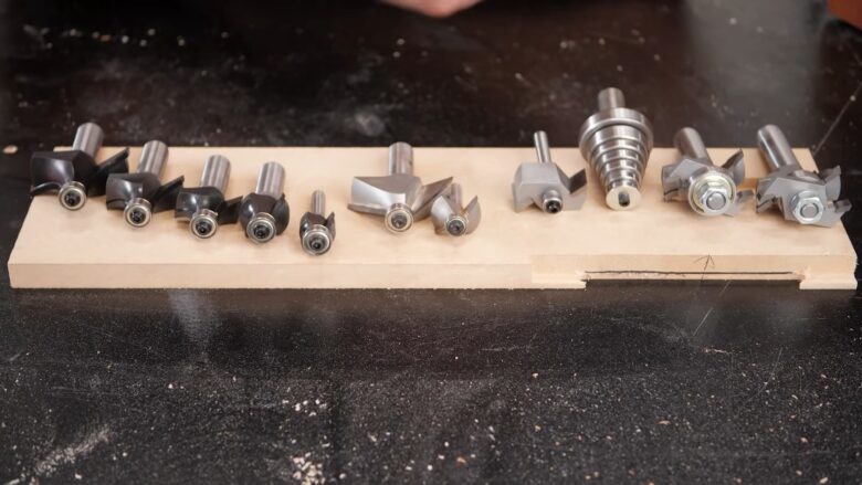 Edge-forming router bits